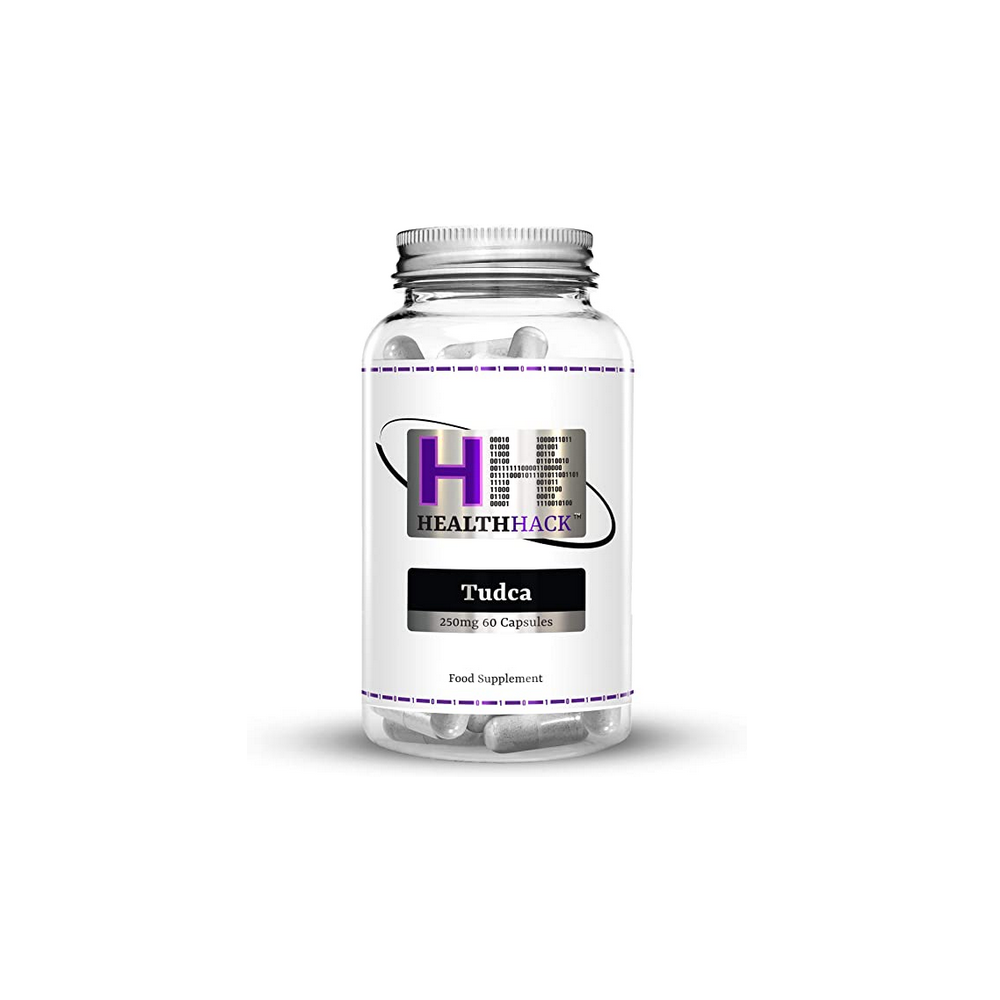 Tudca 250mg, acido tauroursodesossicolico, de Healt Hack  5060723190711 Higado y sistema hepatobiliar salud.bio