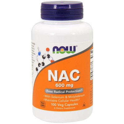 NAC N-Acetil-Cisteína 600mg de Now Foods NOW Foods  Complementos Alimenticios (Suplementos nutricionales) salud.bio