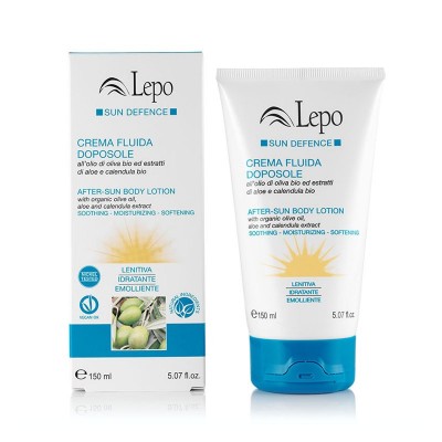 Despues del Sol Crema Fluida con aceite de oliva, aloe y caléndula BIO de Lepo Lepo LEP41683 Cosmética Natural salud.bio
