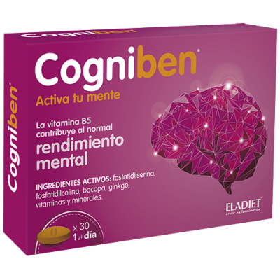 Cogniben activa tu mente de eladiet  8420101215813 Ayuda Funcion Celebral salud.bio