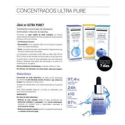 Sérum Ácido Glicólico ULTRA PLUS Camaleon Camaleon Cosmetics 40143 Cosmética Natural salud.bio