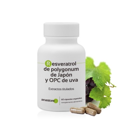 Resveratrol de polygonum de Japón y OPC de uva de Anastore Bio Anastore FF11 Patologías e indicaciones salud.bio