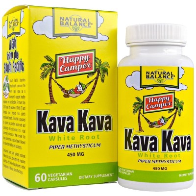 Kava Kava White Root, 450 mg, 60 Vegetarian Capsules de Natural Balance Natural Balance NTB-13754 Estados emocionales, ansied...