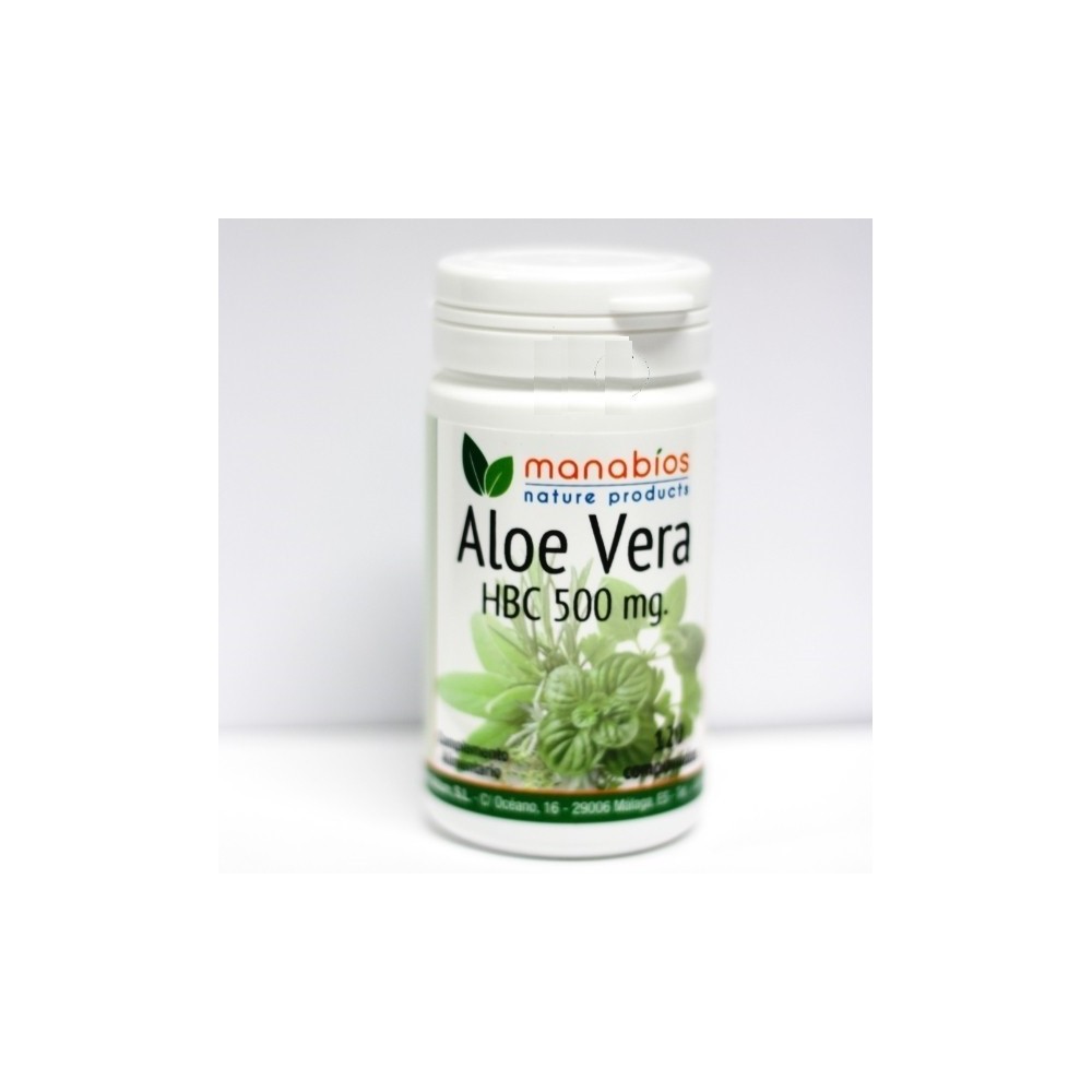 Aloe Vera en capsulas de 500 mg de Manabios Manabios  Laxantes salud.bio