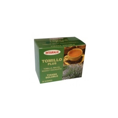 Tomillo Plus Tisana soluble 20 sobres de integralia INTEGRALIA 294 Infusiones salud.bio