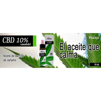 CBD 10% Canabidiol de Plantis Artesania Agricola, S.A. 041051 Estractos y tinturas  salud.bio