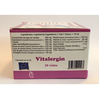 Vitalegín 20 viales DIS Dietetic International System, s.l.u. 801 Inicio salud.bio
