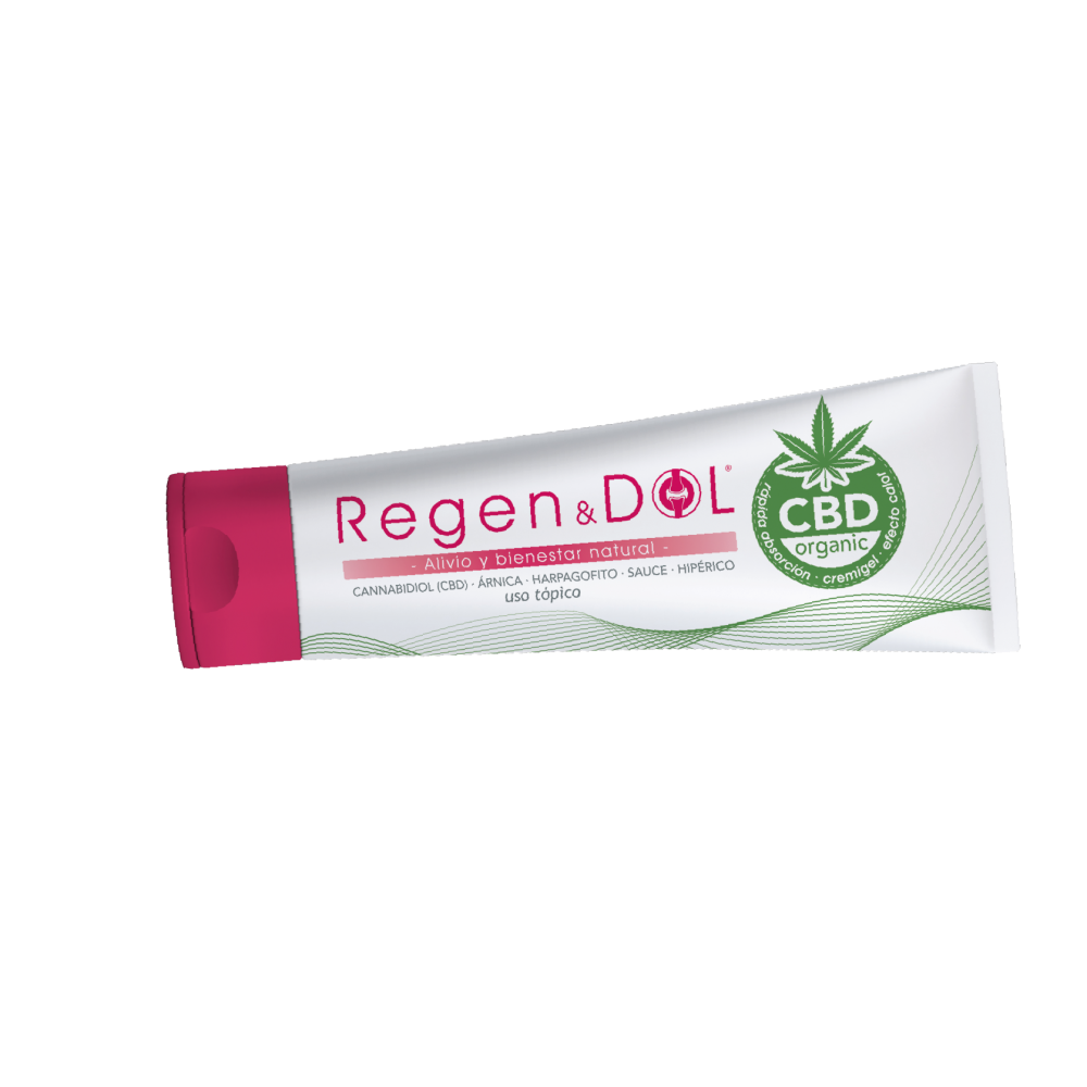 Regen & Dol (REGENDOL) CBD Crema de Eladiet ELADIET Elaborados Dieteticos, s.a.  Articulaciones, Huesos, Tendones y Musculos,...