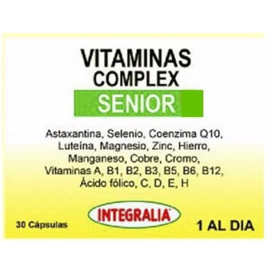 Vitaminas Complex (Antioxidantes - Minerales) 30 Capsulas de Integralia INTEGRALIA INT-54491 Vitaminas y Multinutrientes salu...