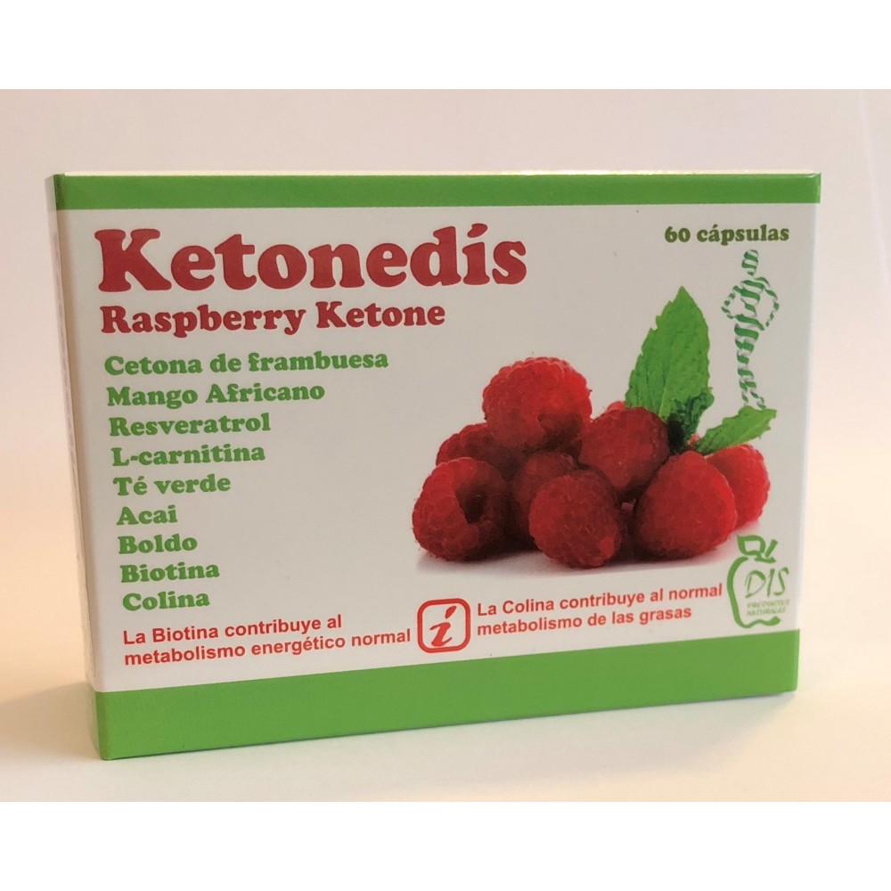 Ketonedís 60 Cápsulas de Dis DIS 307 Quemagrasas y similares salud.bio