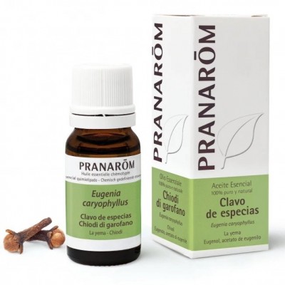 Clavo de Especias Aceite Esencial Natural Quimiotipado de Pranarôm Pranarom 227286 Acéites esenciales salud.bio