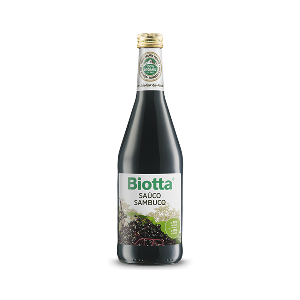 Jugo de Saúco (sambuco) Biotta A.VOGEL BIOFORCE 4021 Zumos salud.bio
