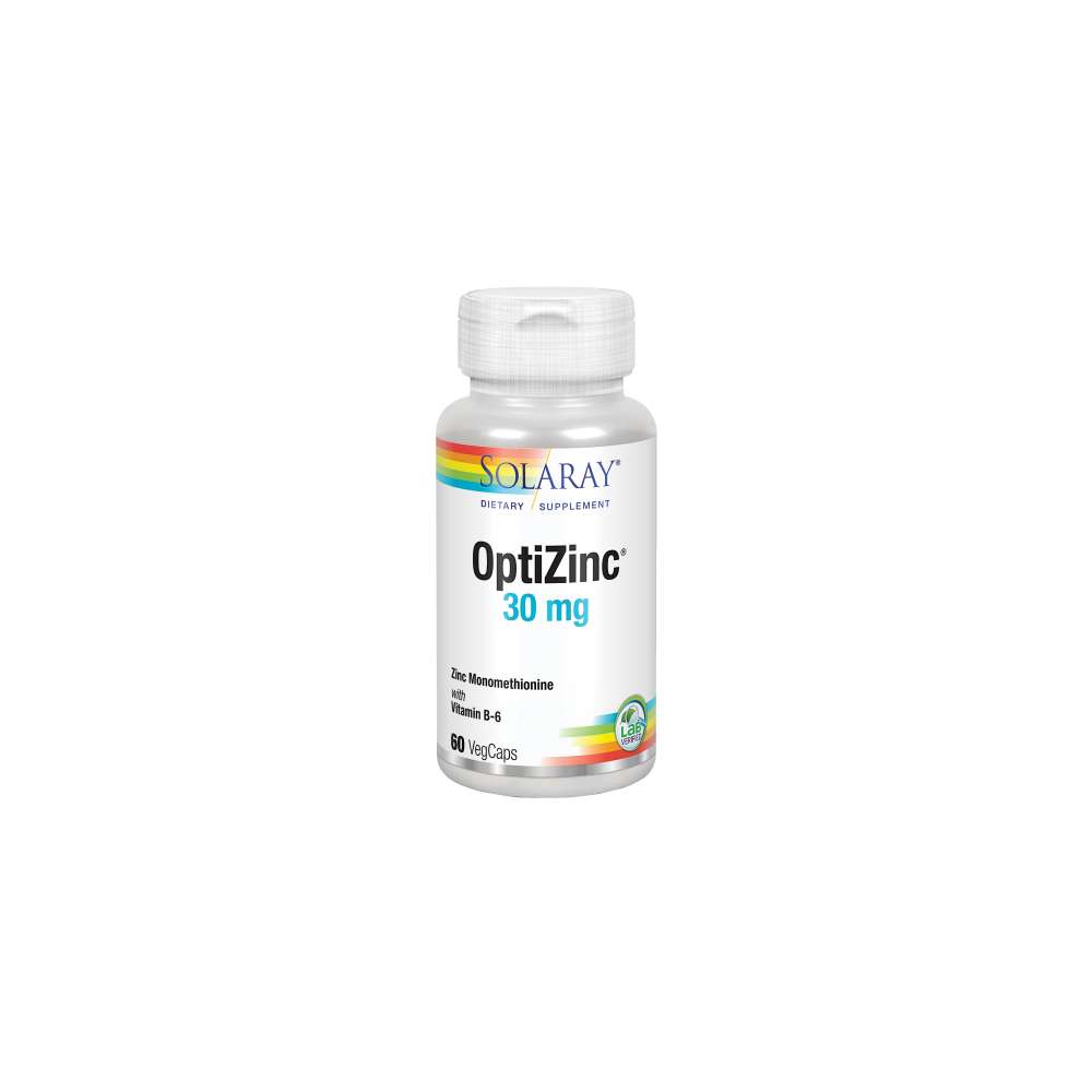 Optizinc® -60 VegCaps. Apto para veganos de Solaray SOLGAR 4707 Sistema inmunitario salud.bio