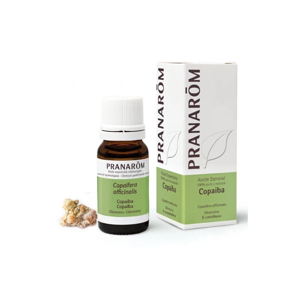 Copaiba Aceite Esencial Natural Quimiotipado de Pranarôm Pranarom 22194 Acéites esenciales salud.bio