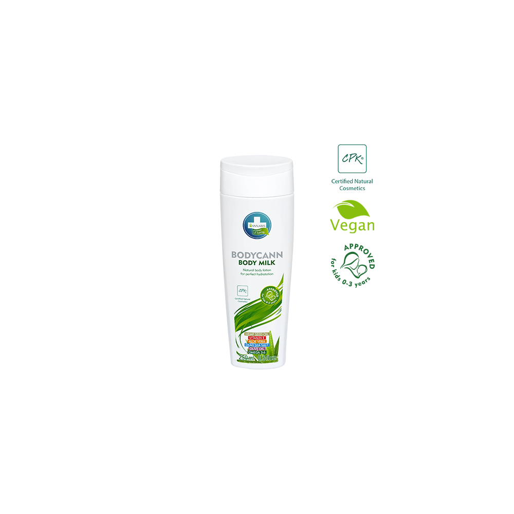 BODYCANN Body Milk – Loción Hidrantante Corporal Natural de Annabis Annabis productos Naturales  2017 Cosmética Natural salud...