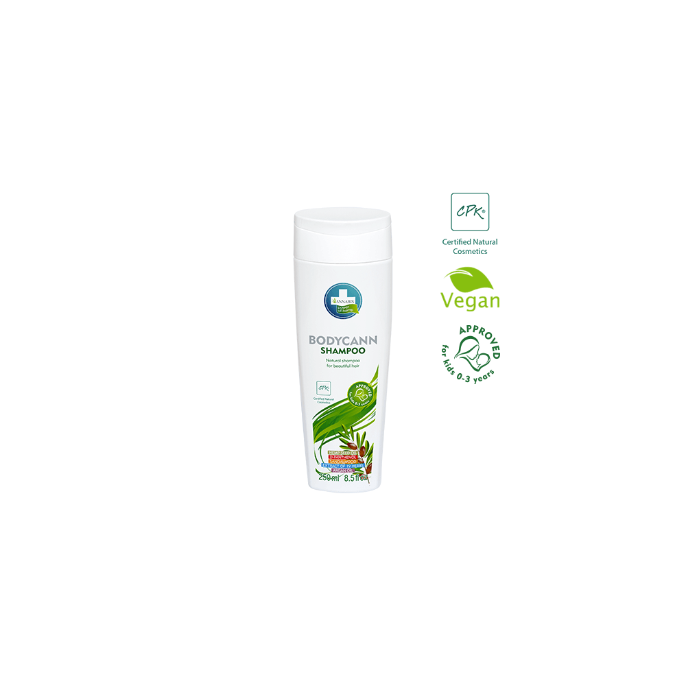 BODYCANN CHAMPÚ – Champú Natural de Cáñamo de Annabis Annabis productos Naturales  2020 Cosmética Natural salud.bio
