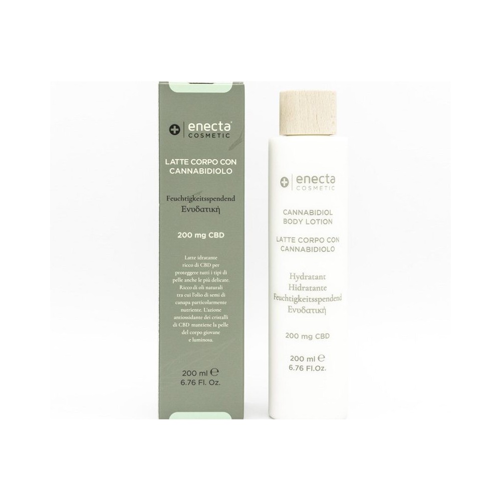 Loción Hidratante Corporal con CBD (200 mg) de enecta enecta 1004 Cosmética Natural salud.bio