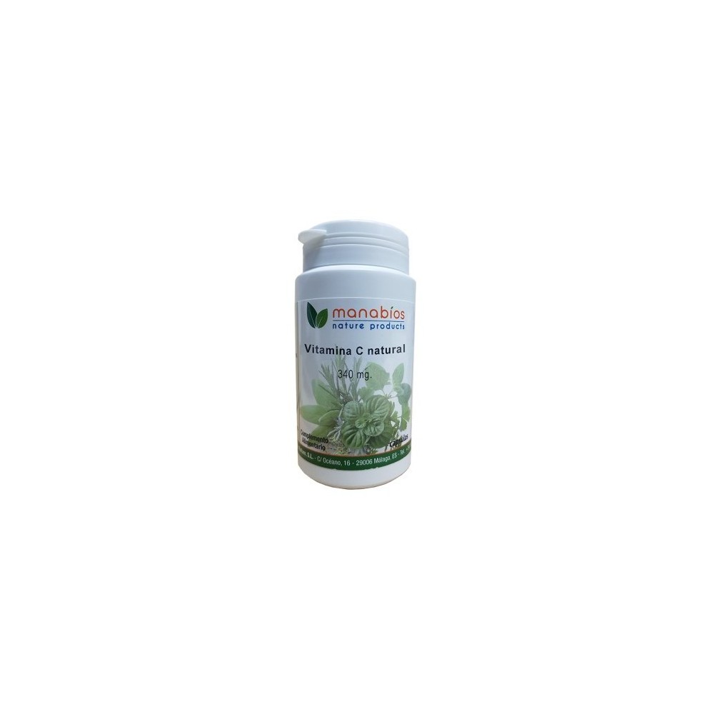 Vitamina C Natural en 340mg (32 comprimidos) de Manabios Manabios 111525 Vitamina C salud.bio