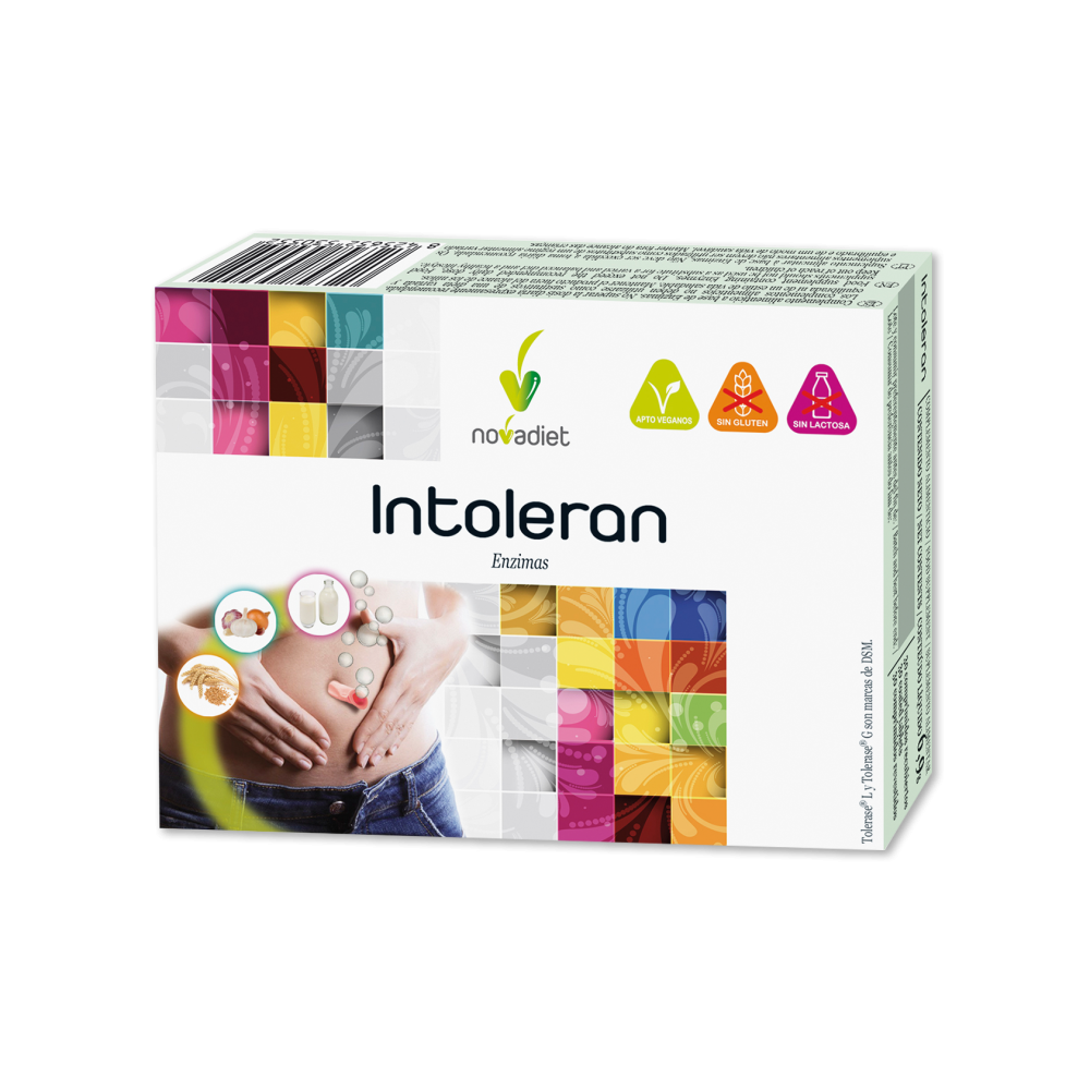 Intolerán Enzimas de Novadiet Novadiet 53055 Ayudas aparato Digestivo salud.bio