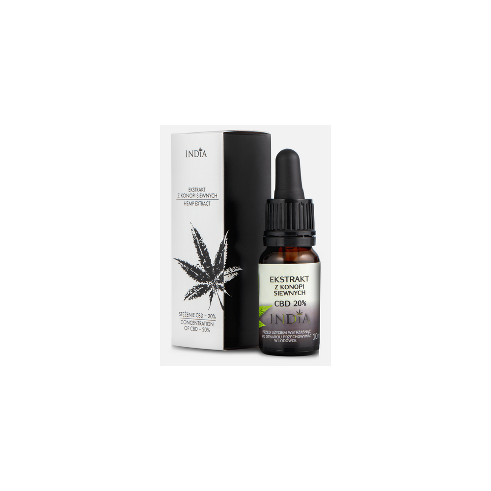 Extracto de CBD 20% 10ml de India lab India Cosmetec and food 5903707352067 Plantas Medicinales salud.bio