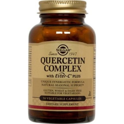 Quercetin Complex (con Ester C) Cápsulas Vegetales de Solgar SOLGAR  Antioxidantes salud.bio