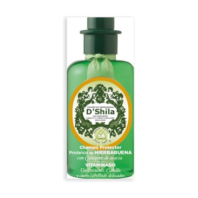 Champú Proteico de HierbaBuena 300ml de D´Shila D´Shila 5011090300 Cosmética Natural salud.bio