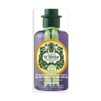 Champú Proteico de Retama y Vid Roja 300ml de D´Shila D´Shila 5011110300 Cosmética Natural salud.bio