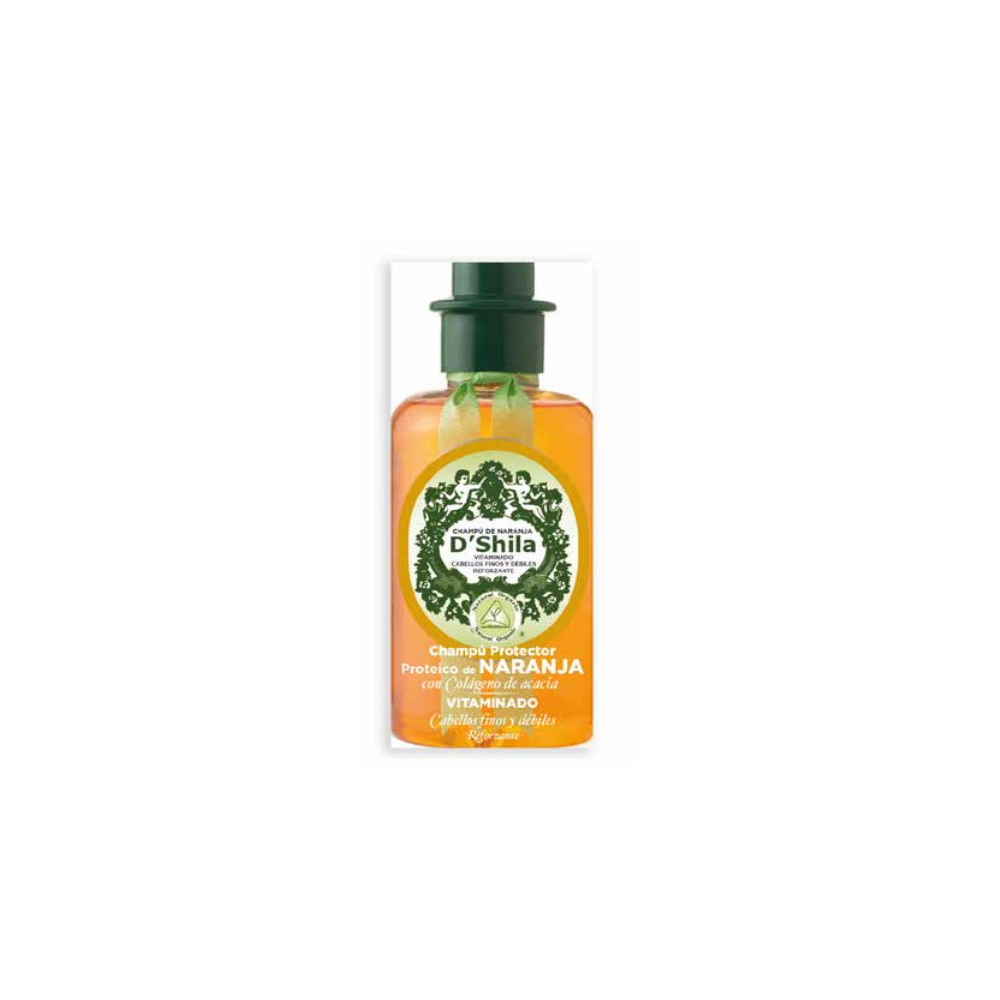 Champú Proteico de Naranja 300ml de D´Shila D´Shila 5011010300 Cosmética Natural salud.bio