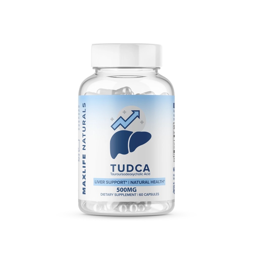 Tudca 500mg, acido tauroursodesossicolico, de MaxLife Natural MaxLife Natural 729105910877 Higado y sistema hepatobiliar salu...