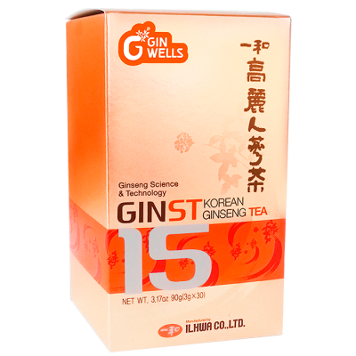 Ginseng TEA IL HWA Ginst-15, 30 sobres 3g de Tongil Tongil A10 Cansancio, fatiga, astenia primaveral salud.bio