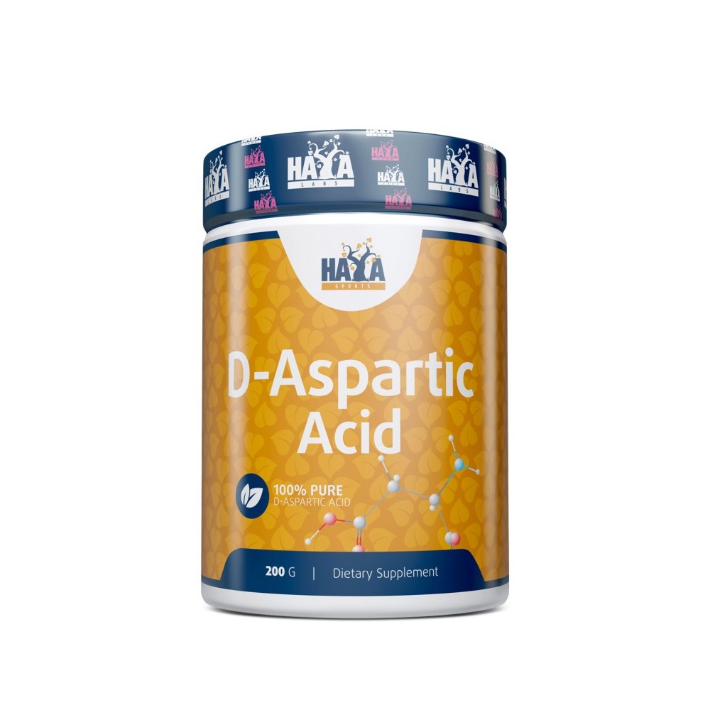 Ácido D-Aspártico puro 100% 200g de Haya labs Haya Labs 16322 Gainers: Los Mejores Suplementos Para Ganar Masa Muscular salud...