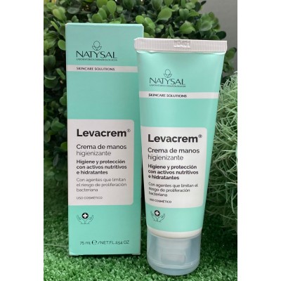 Crema Higienizante de manos 75ml LEVACREM de Natysal Natysal NAT-13628 Uso tópico salud.bio