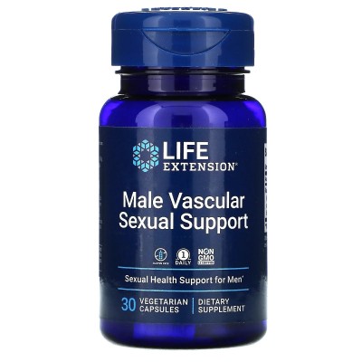 Refuerzo sexual vascular para hombres, 30 cápsulas vegetales de Life Extension Life Extension LEX-22093 Libido hombre y mujer...
