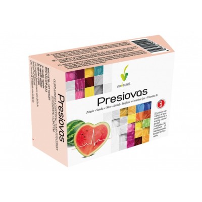 Presiovas 60 capsulas vegetales de Novadiet Novadiet 53012 Ayuda control Tension salud.bio