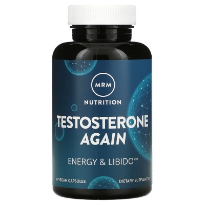 Testosterone Again, Energy & Libido, 60 Vegan Capsules de MRM MRM Nutrition MRM-71007 Libido hombre y mujer salud.bio