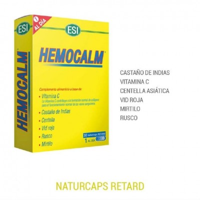 HEMOCALM RETARD (30 NATURCAPS) de ESI ESI 49010101 Ayudas aparato Digestivo salud.bio