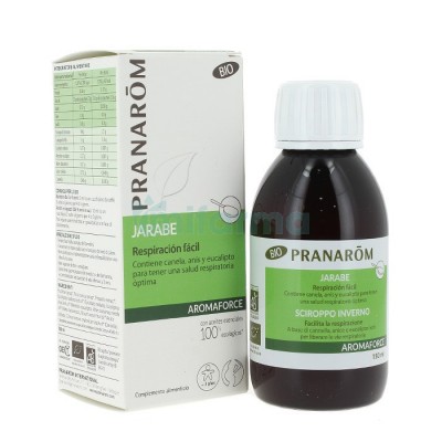 Pranaforce Jarabe Invierno 150ml de Pranarom Pranarom  Sistema inmunitario salud.bio
