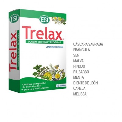 Trelax 40 Comprimidos de ESI ESI LABORATORIOS ESI-17010401 Laxantes salud.bio
