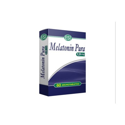 Melatonin pura (Melatonina) 1,9 mg (60 Comprimidos) de ESI ESI ESI-19011101 insomnio y descanso salud.bio