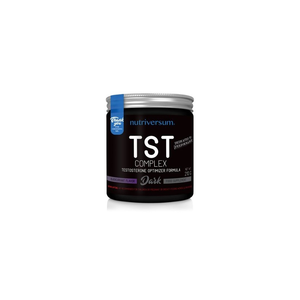 DARK - TST Complex (210gr) forma natural optimizadora testosterona de nutriversum Nutriversum  Suplementos Deportivos (Comple...