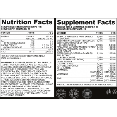 DARK - TST Complex (210gr) forma natural optimizadora testosterona de nutriversum Nutriversum  Suplementos Deportivos (Comple...