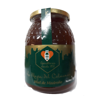 MIEL de Madroño 500g de la Magia del Colmenar Miel Agustín 8437019239374 Miel, Polen, Jalea Real, Propolis salud.bio
