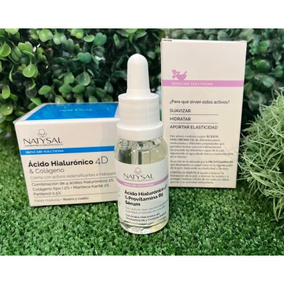 Estuche PACK Ácido Hilaurónico 4D + Cólageno de Natysal Natysal NAT-13679 Cosmética Natural salud.bio