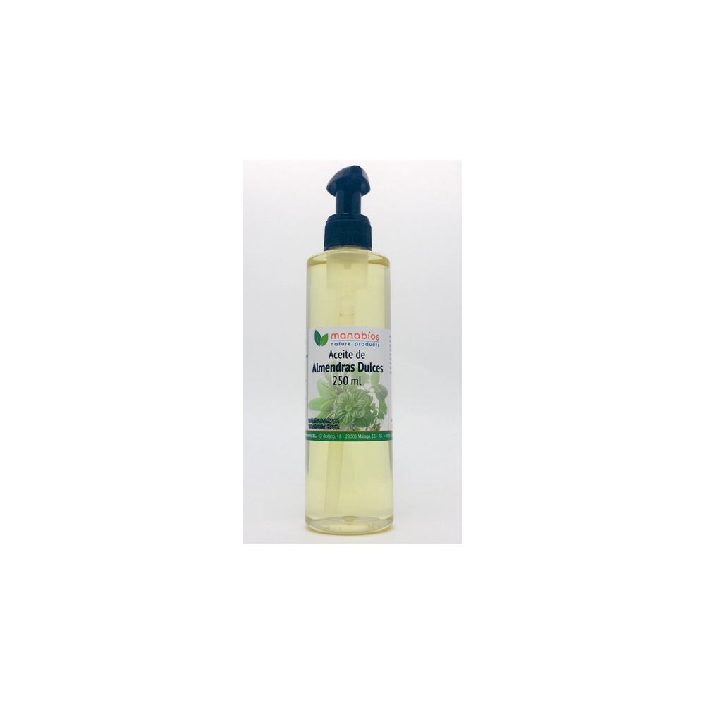 Aceite de Almendras Dulces 250ml / 500ml de Manabios Manabios  Uso tópico salud.bio