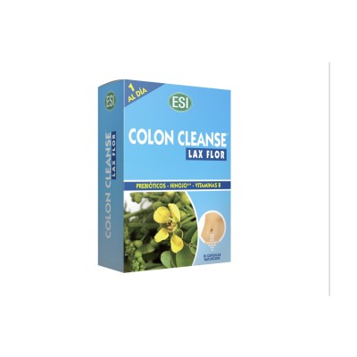 COLON CLEANSE Lax Flor 30 Cápsulas de ESI ESI ESI-39010201 Laxantes salud.bio