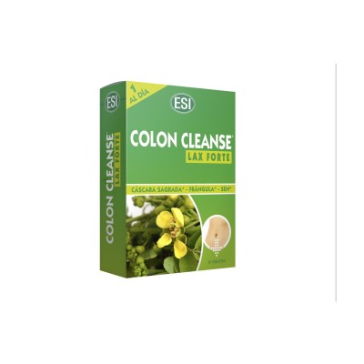 COLON CLEANSE Lax FORTE 30 Tabletas de ESI ESI ESI-39010211 Laxantes salud.bio