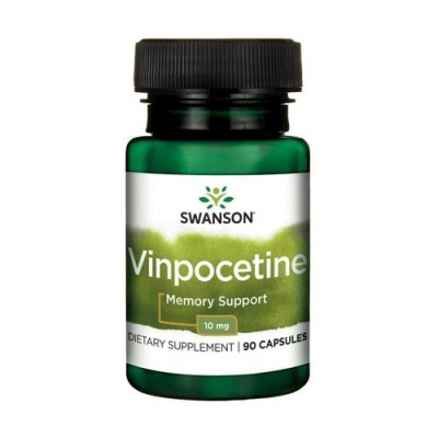 Vinpocetine Memory support, 10 mg, 90 cápsulas Vegetales de Swanson Swanson SWV-11733 Ayuda Funcion Celebral salud.bio