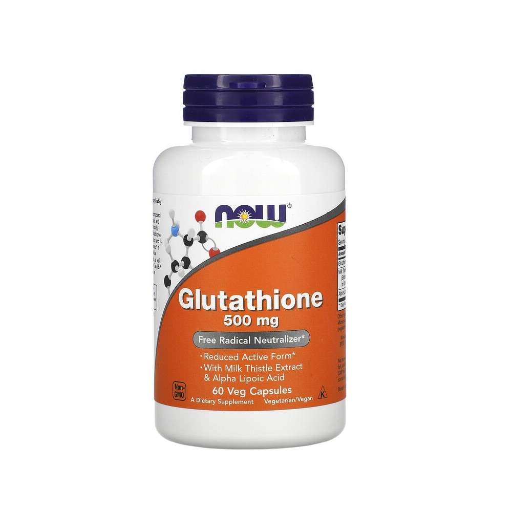Glutatión 500 mg 60 cápsulas vegetales de Now Foods NOW Foods NOW-00104 Antioxidantes salud.bio