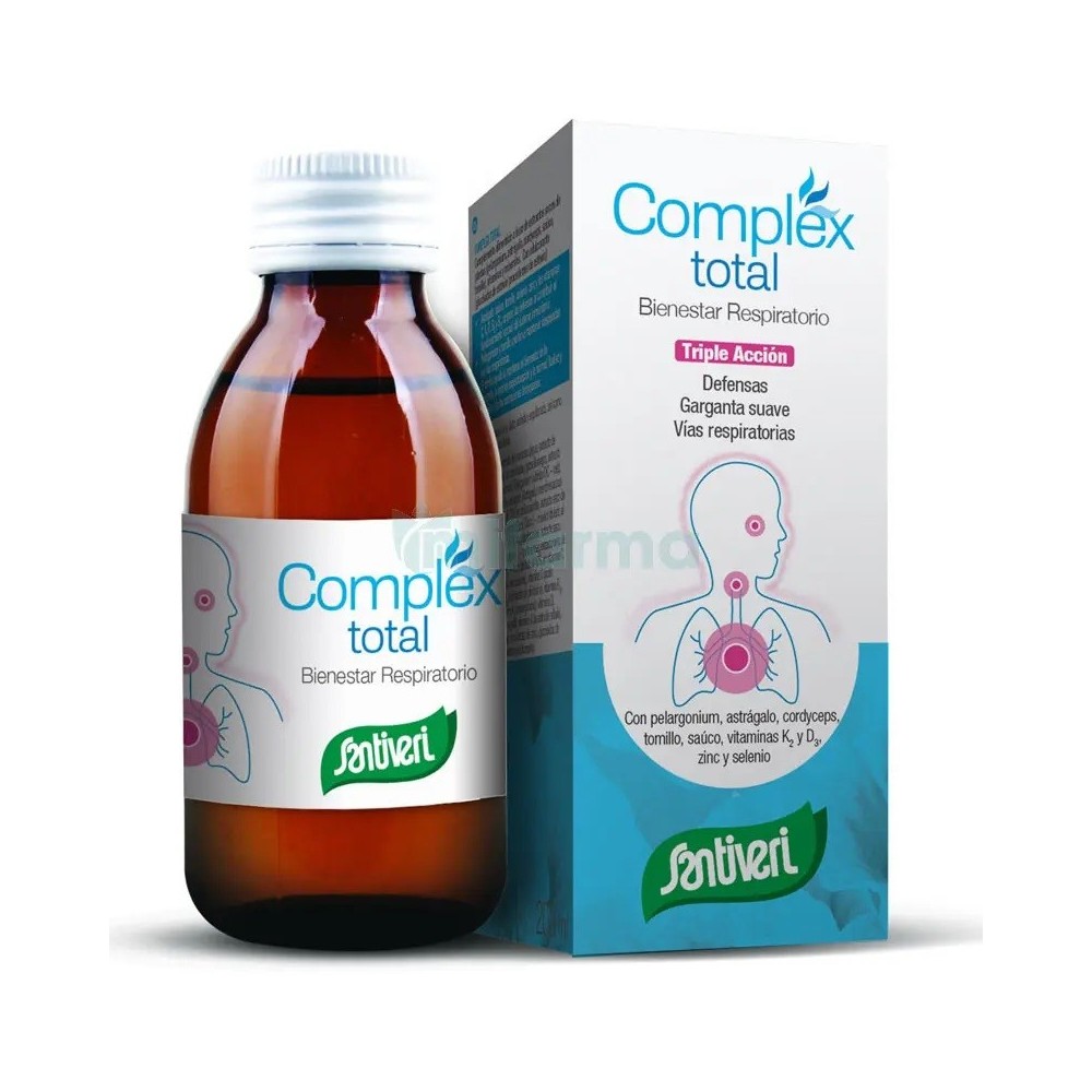 Complex TOTAL (Bienestar respiratorio) de Santiveri Santiveri  57930002 Acción benéfica garganta y pecho salud.bio