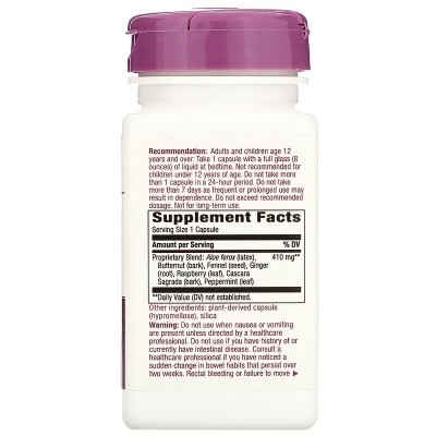 NURTURALAX 3 Aloe Vera plus 100 Vegan Capsules de Nature's Way Nature`s Way NWY-00930 Laxantes salud.bio